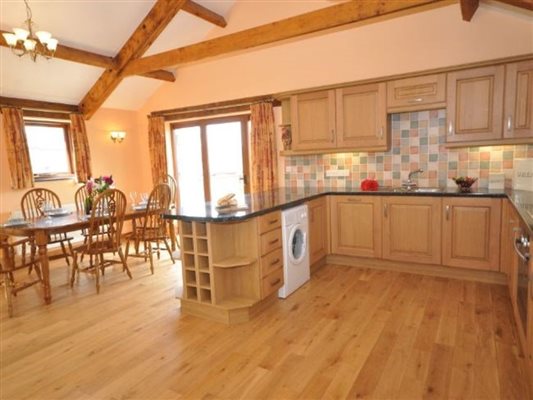 open plan kitchen 